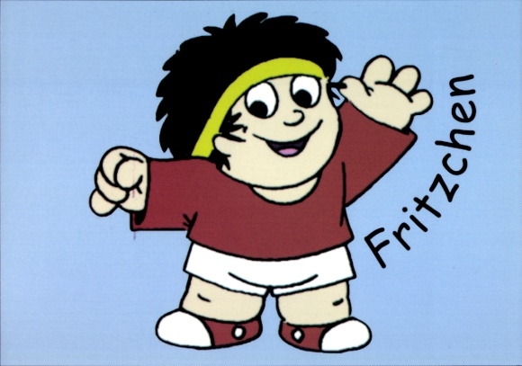 Postcard Mainzelmännchen, Fritzchen