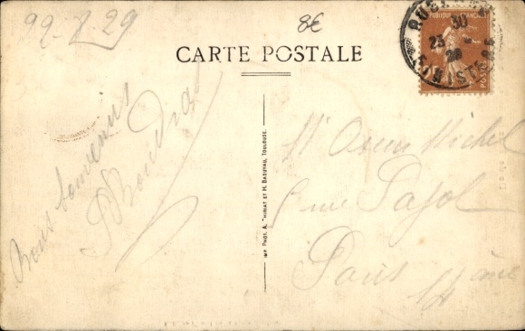 Postcard Île de Batz Finistère, semaphore