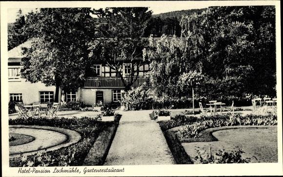 Postcard Köppern Friedrichsdorf Taunus, Pension Lochmühle