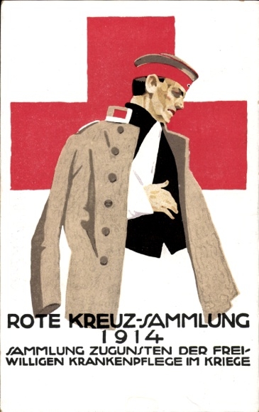 PC Red Cross collection 1914, in favor of voluntary nursing during the war