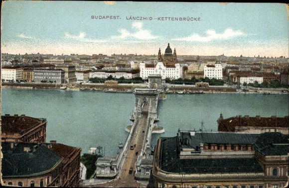 10 alte Ak Budapest in Ungarn, diverse Ansichten