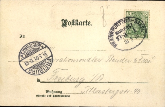 Postcard Offenburg in Baden Black Forest, total view of Offenfurt, town hall, Ortenberg Castle