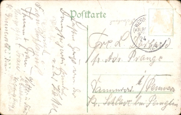 Postcard Wernsdorf Königs Wusterhausen, Restaurant Zum Oder Spree Canal, Paul Schwedler, pier