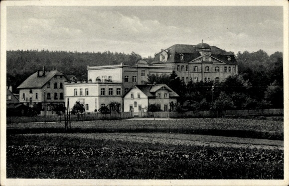Postcard Saasa Eisenberg in Thuringia, Else Haus, nurses' and health resort of the Red Cross