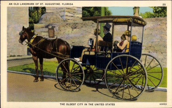 PC Saint Augustine Florida USA, an old Carriage