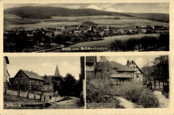 KP Ritschenhausen w Turyngii, widok ogólny, część wsi