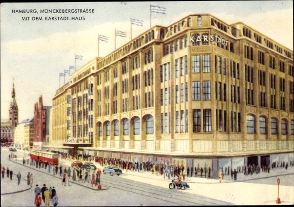 Artist PC Hamburg Mitte Altstadt, Mönckebergstrasse, Karstadt department store