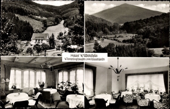 Postcard Wiemeringhausen Olsberg Sauerland, Haus Wildenstein