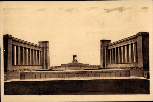 Postcard Varennes Meuse, Pennsylvania Monument, Pennsylvania Monument