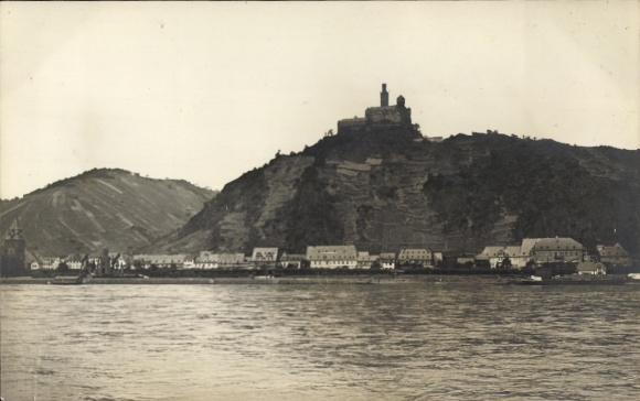 Postcard Braubach am Rhein, Panorama