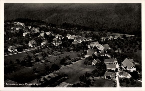 Postcard Monakam Bad Liebenzell in the Black Forest, aerial photograph