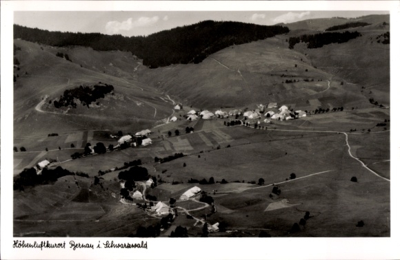 Ak Bernau im Schwarzwald, Berglandschaft, kleine Dörfer, Höhenluftkurort Bernau i Schwarzwald