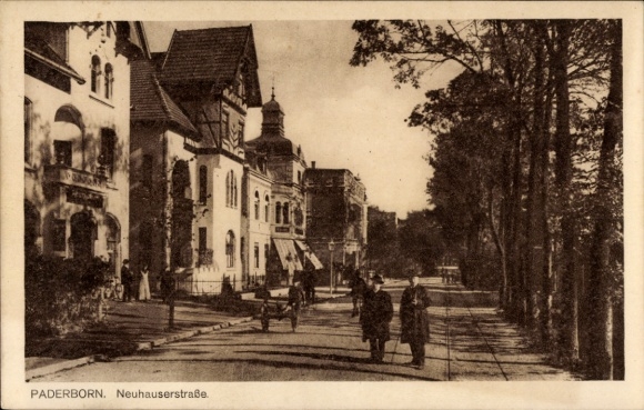 Ak Paderborn in Westfalen, Neuhauserstraße