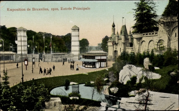 Wystawa Światowa w Brukseli 1910, wejście główne
