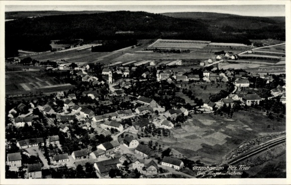 Ak Otzenhausen Nonnweiler an der Saar, luchtfoto
