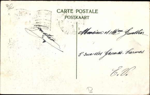 PC Bruxelles Brussels, World Exhibition 1910, Section Francaise