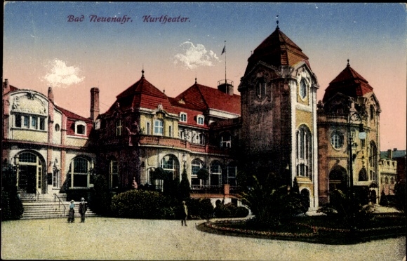 Ak Bad Neuenahr Ahrweiler Rheinland Pfalz, Kurtheater, Architektur,  Gebäude, entspannter Ort, le