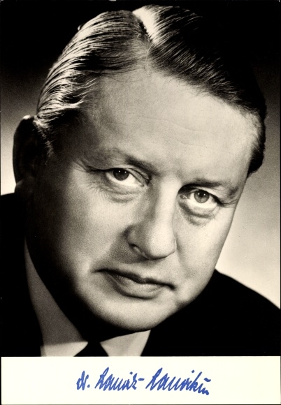 Ak Politiker Dr. Lauritz Lauritzen, BM Wohnungswesen