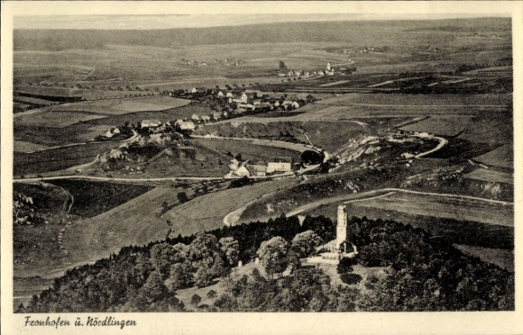 Ak Fronhofen Fronreute in Württemberg, Fliegeraufnahme