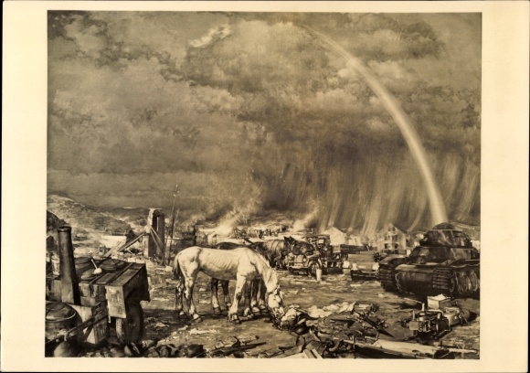 Artist PC Janesch, Albert, Finale, war scene