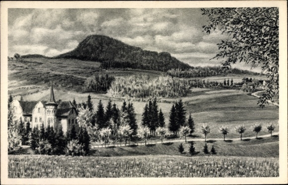 Artist PC Lindegreen, K., Hofbieber in the Rhön, Milseburg