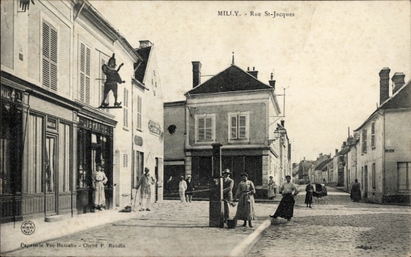 CPA Milly la Forêt Essonne, Rue Saint-Jacques