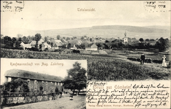 KP Edesheim Northeim w Dolnej Saksonii, widok ogólny, kupiec Aug. Lohrberg