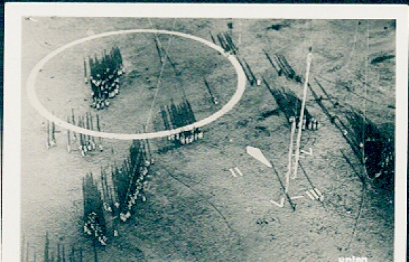 Collecting picture Zeppelin world trips No. 219 Egypt trip 1931 landing at Almaza
