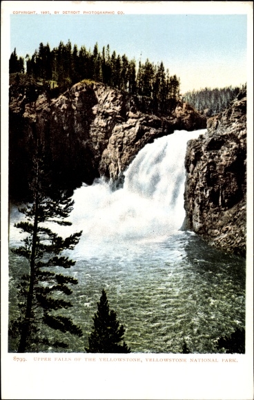 Ak Wyoming VS, Yellowstone National Park, Upper Falls