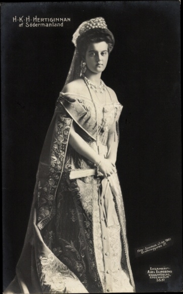 Ak Marija Pawlowna Romanowa, Herzogin von Södermanland, Schweden, 1890 bis 1958
