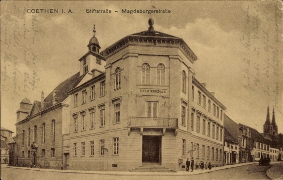 Ak Köthen in Anhalt, Stiftstraße, Magdeburger Straße