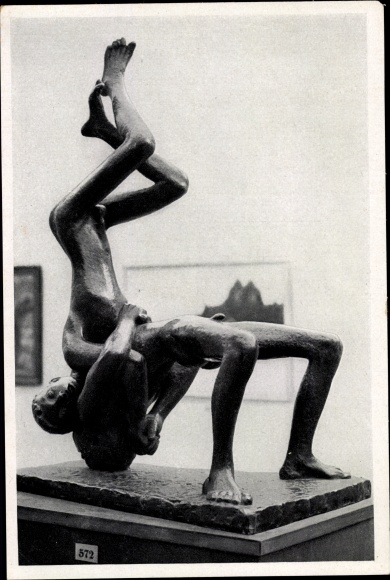 Sammelbild Olympia 1936, Plastic Ringing Boy von Stig Blomberg
