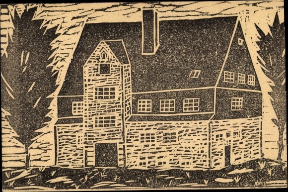 Artist PC Kühnhaide Marienberg in the Ore Mountains, school dedication March 17, 1929