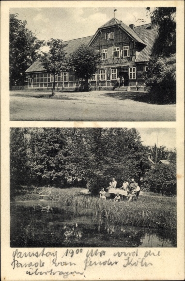 Ak Oldendorf Südheide Niedersachsen, Gasthaus und Pensionshaus
