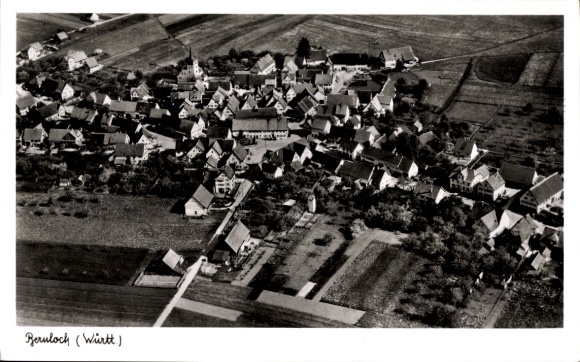 Ak Bernloch Hohenstein in Württemberg, Fliegeraufnahme