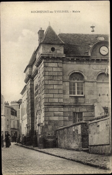 Postcard Rochefort en Yvelines, The Town Hall