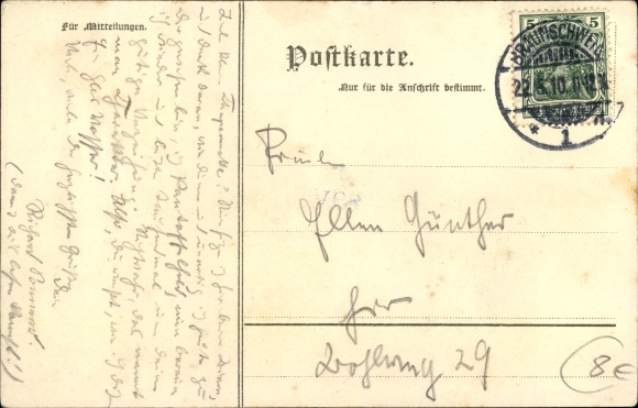 Artist Postcard Thoma, Hans, Mondscheingeiger, Young man with a violin in the garden