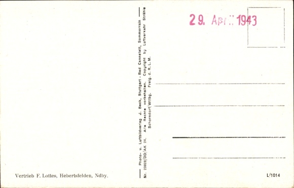 Postcard Hebertsfelden Lower Bavaria, aerial photograph