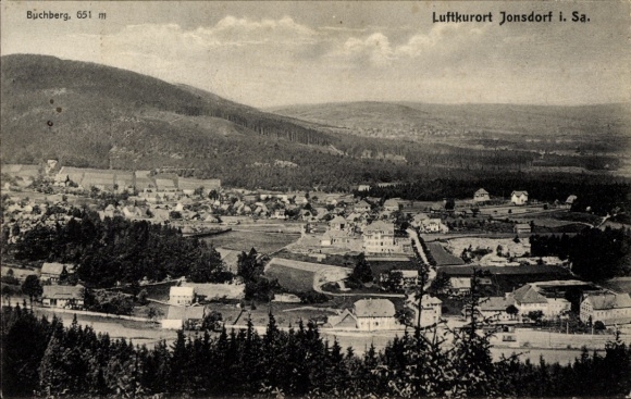 Ak Jonsdorf in der Oberlausitz Sachsen, Landschaftsausblick, Buchberg, Luftkurort Jonsdorf