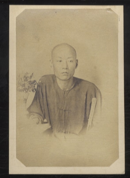 China - Original photograph - August Sachtler, around 1864 - Penang, young Chinese