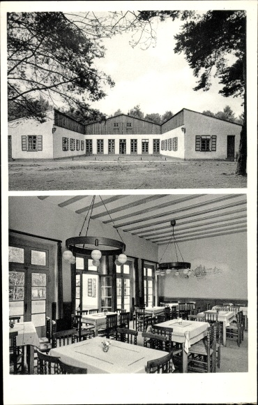PC Everinghausen Sottrum in Lower Saxony, Birkenbusch school camp, interior view