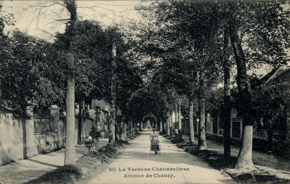 CPA La Varenne Chennevières Saint-Maur-des-Fossés Val de Marne, Avenue de Chanzy