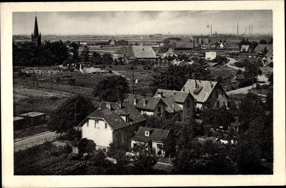 Postcard Hamburg Bergedorf Moorfleet, view of the district