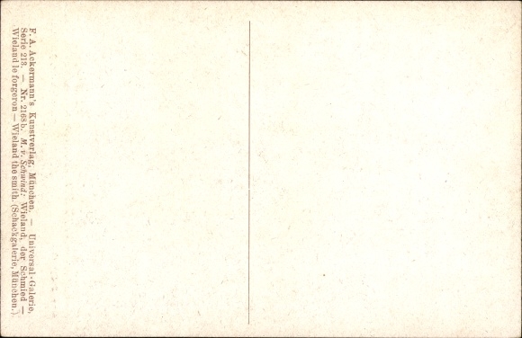 Artist PC Schwind, Moritz von, Wieland, the blacksmith, Ackermann 213 2168b