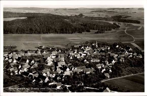 Postcard Böhringen in the Swabian Alb, aerial photograph