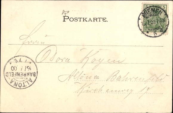 KP hanzeatyckie miasto Brema, Grand Lodge Festival 1900, salut templariuszy, impreza na ścianie, wiatrak