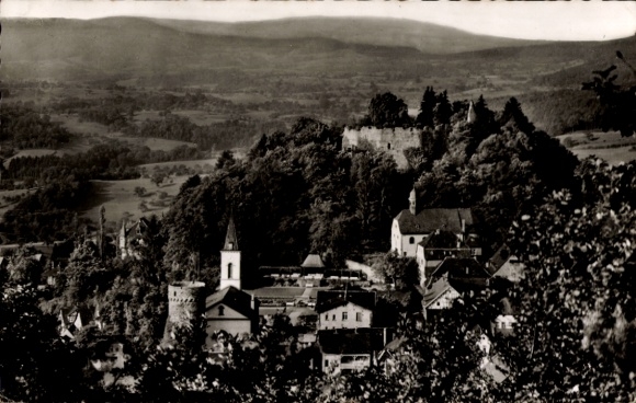 Postcard Lindenfels in the Odenwald, mountain health resort The Pearl of the Odenwald