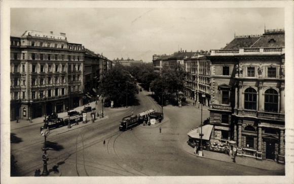KP Vienna 1 Innere Stadt, Schubertring, tramwaj