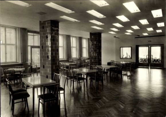 Ak Schöneck im Vogtland, Ferienheim Tannenhaus, Speiseraum