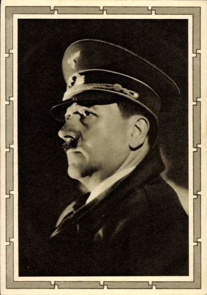 Postwaardestuk Ak Führer en Rijkskanselier Adolf Hitler, portret